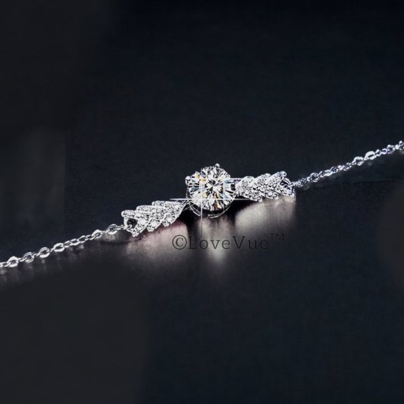 Certified 1ct. t.w. Diamond Brilliant Cut Wings Bracelet - Picture 4 of 15